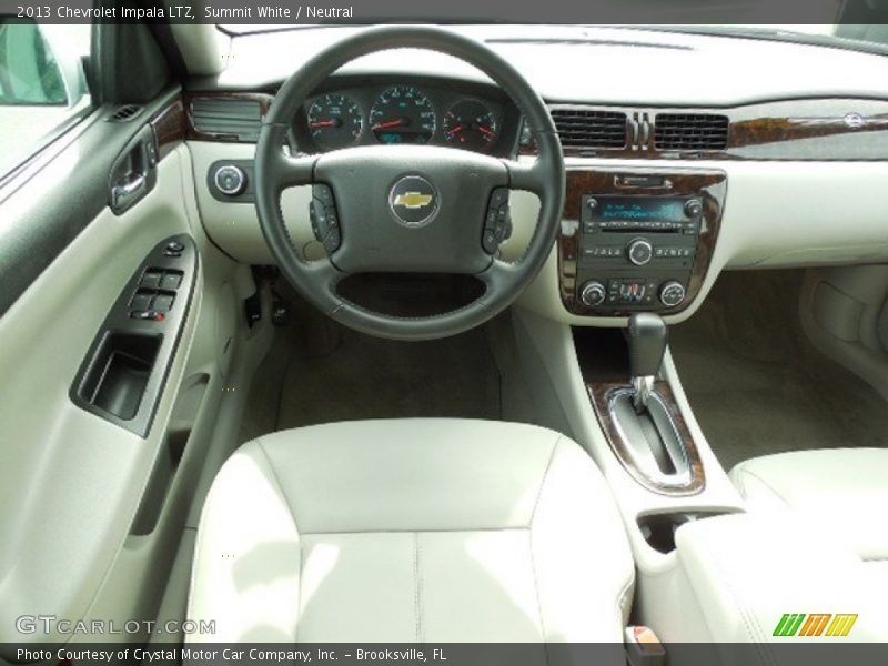 Summit White / Neutral 2013 Chevrolet Impala LTZ