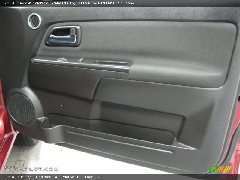 Deep Ruby Red Metallic / Ebony 2009 Chevrolet Colorado Extended Cab