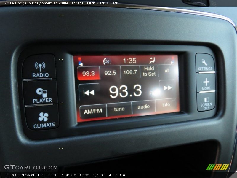 Pitch Black / Black 2014 Dodge Journey Amercian Value Package