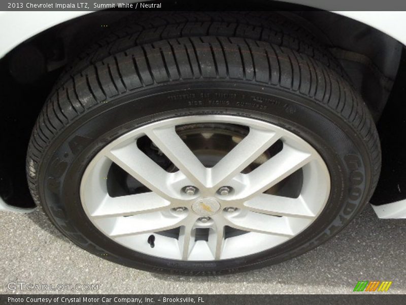Summit White / Neutral 2013 Chevrolet Impala LTZ
