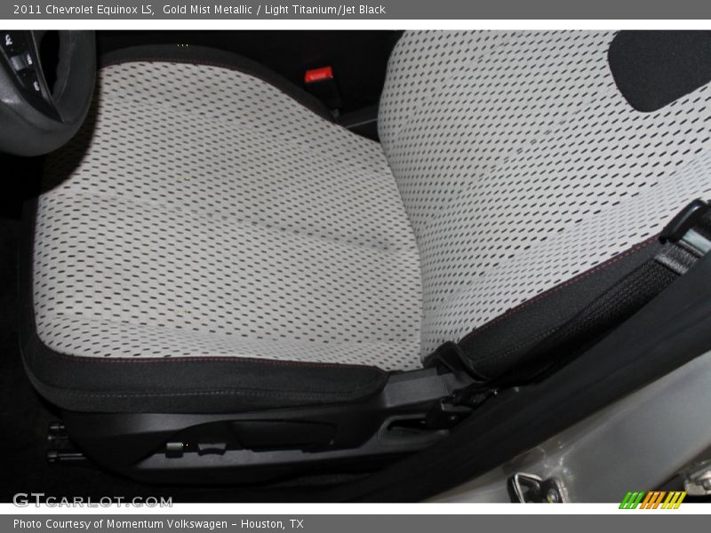 Gold Mist Metallic / Light Titanium/Jet Black 2011 Chevrolet Equinox LS