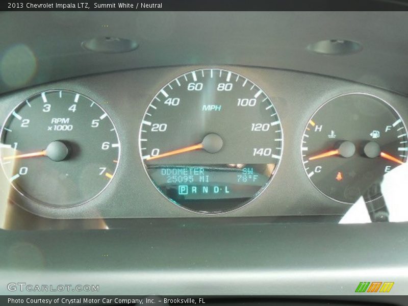 Summit White / Neutral 2013 Chevrolet Impala LTZ