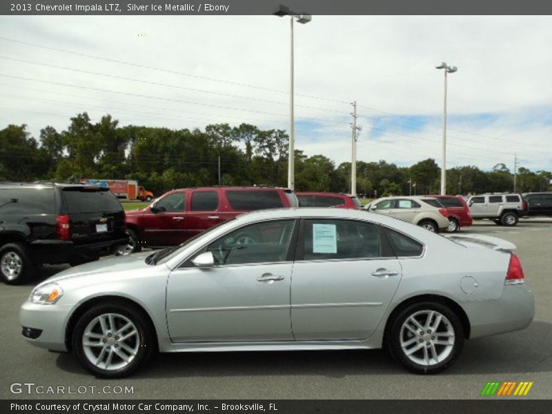 Silver Ice Metallic / Ebony 2013 Chevrolet Impala LTZ