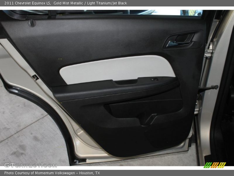 Gold Mist Metallic / Light Titanium/Jet Black 2011 Chevrolet Equinox LS