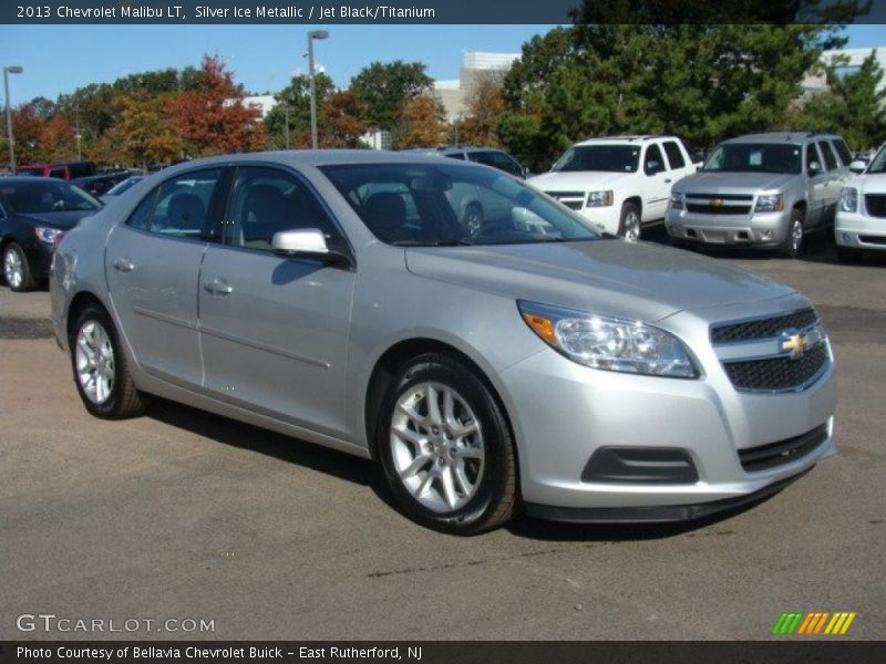 Silver Ice Metallic / Jet Black/Titanium 2013 Chevrolet Malibu LT