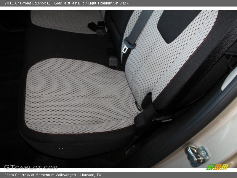 Gold Mist Metallic / Light Titanium/Jet Black 2011 Chevrolet Equinox LS