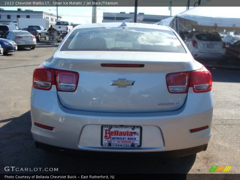 Silver Ice Metallic / Jet Black/Titanium 2013 Chevrolet Malibu LT
