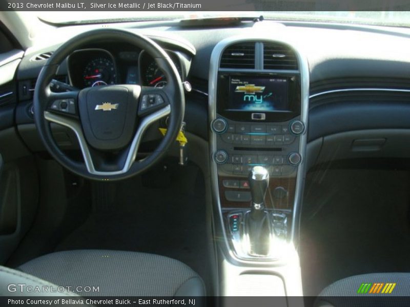 Silver Ice Metallic / Jet Black/Titanium 2013 Chevrolet Malibu LT