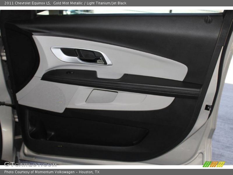 Gold Mist Metallic / Light Titanium/Jet Black 2011 Chevrolet Equinox LS