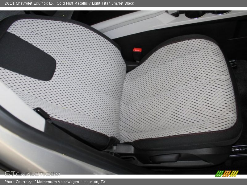 Gold Mist Metallic / Light Titanium/Jet Black 2011 Chevrolet Equinox LS