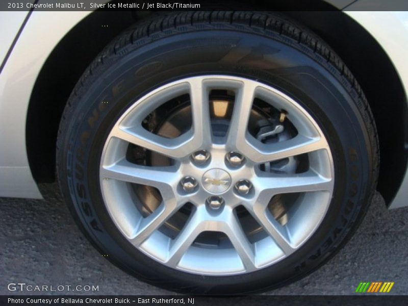 Silver Ice Metallic / Jet Black/Titanium 2013 Chevrolet Malibu LT