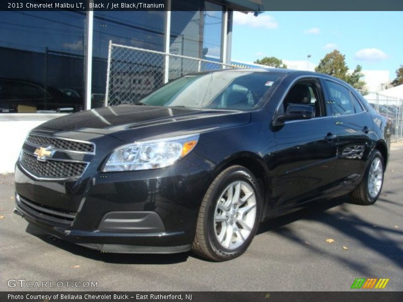 Black / Jet Black/Titanium 2013 Chevrolet Malibu LT