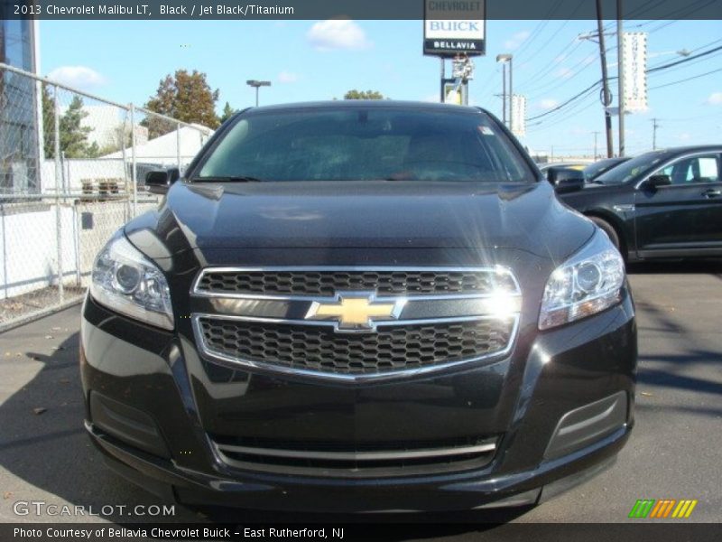Black / Jet Black/Titanium 2013 Chevrolet Malibu LT