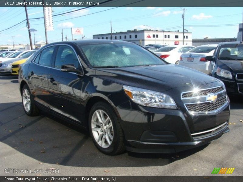 Black / Jet Black/Titanium 2013 Chevrolet Malibu LT