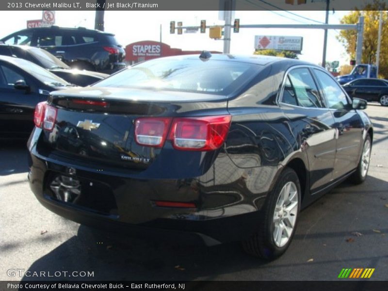 Black / Jet Black/Titanium 2013 Chevrolet Malibu LT