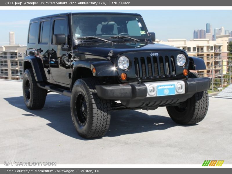 Black / Black 2011 Jeep Wrangler Unlimited Sahara 70th Anniversary 4x4