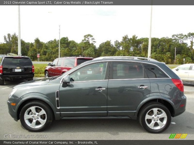 Cyber Gray Metallic / Black/Light Titanium 2013 Chevrolet Captiva Sport LTZ