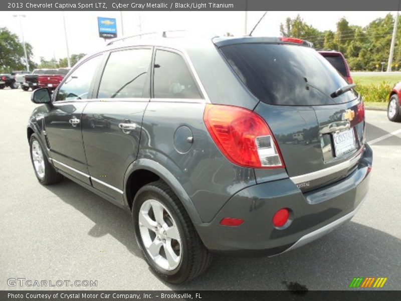 Cyber Gray Metallic / Black/Light Titanium 2013 Chevrolet Captiva Sport LTZ