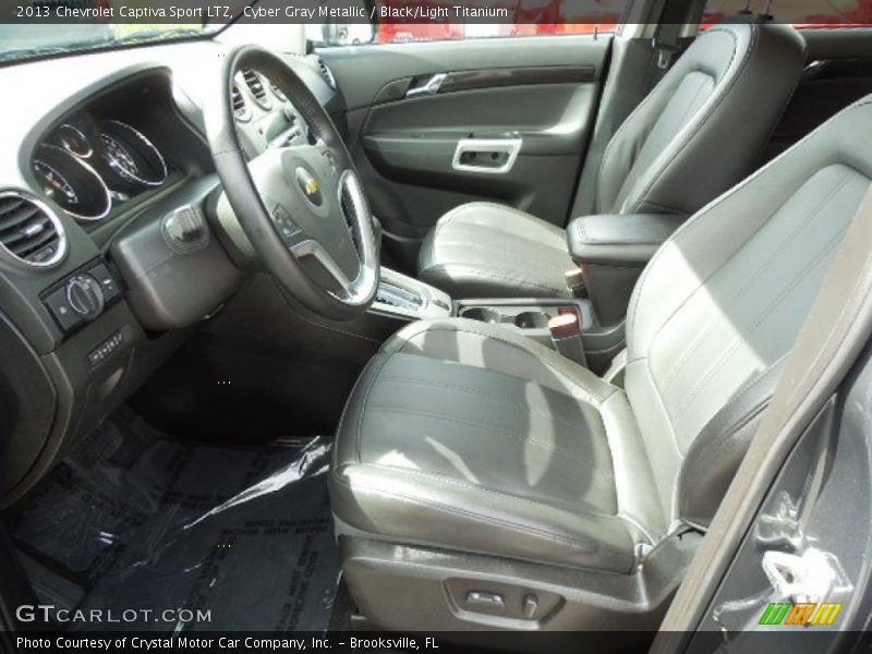 Cyber Gray Metallic / Black/Light Titanium 2013 Chevrolet Captiva Sport LTZ