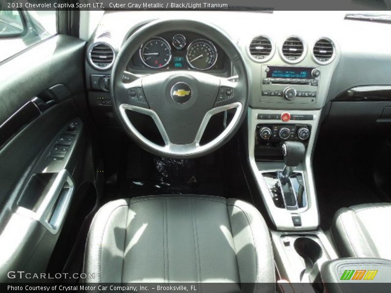 Cyber Gray Metallic / Black/Light Titanium 2013 Chevrolet Captiva Sport LTZ