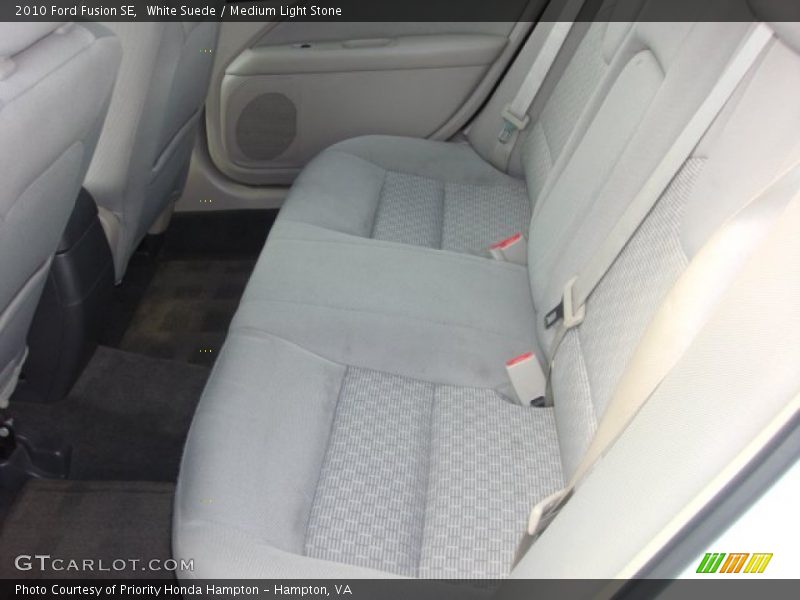 White Suede / Medium Light Stone 2010 Ford Fusion SE