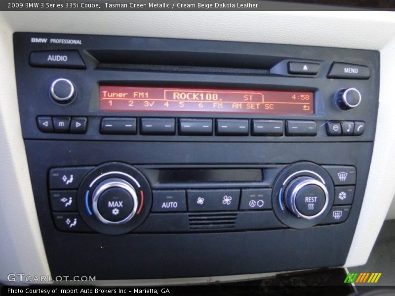 Tasman Green Metallic / Cream Beige Dakota Leather 2009 BMW 3 Series 335i Coupe