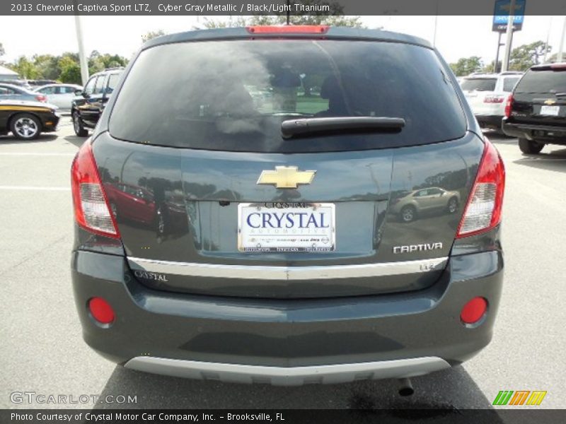Cyber Gray Metallic / Black/Light Titanium 2013 Chevrolet Captiva Sport LTZ