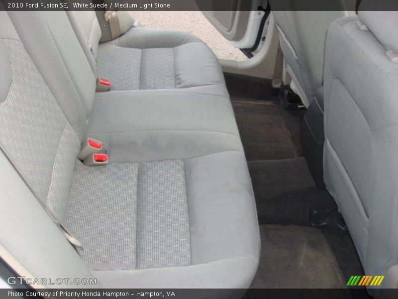 White Suede / Medium Light Stone 2010 Ford Fusion SE
