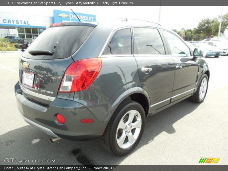 Cyber Gray Metallic / Black/Light Titanium 2013 Chevrolet Captiva Sport LTZ