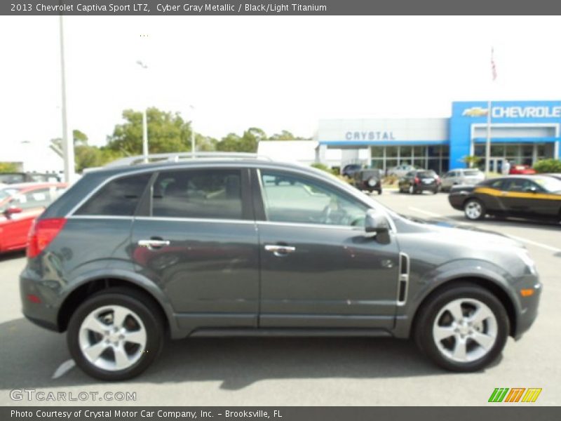 Cyber Gray Metallic / Black/Light Titanium 2013 Chevrolet Captiva Sport LTZ