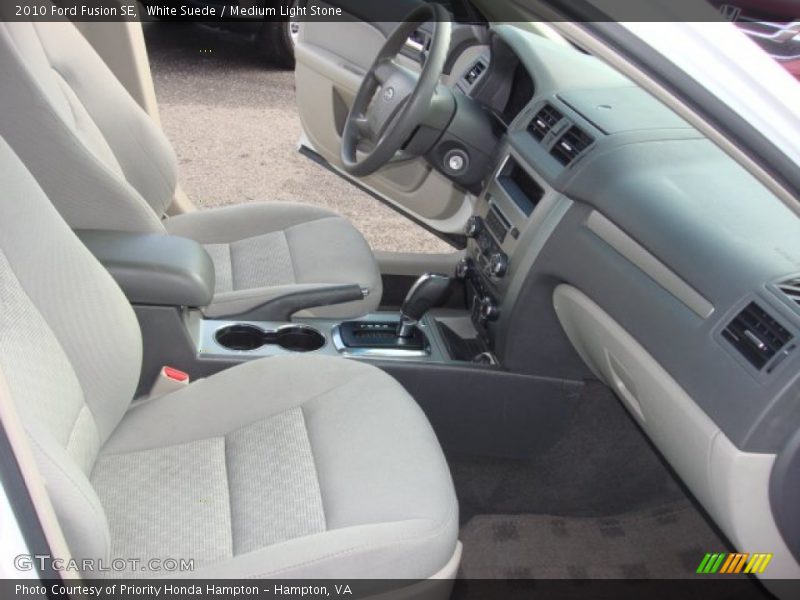 White Suede / Medium Light Stone 2010 Ford Fusion SE