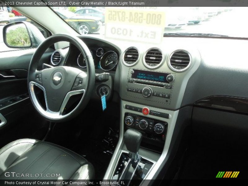 Cyber Gray Metallic / Black/Light Titanium 2013 Chevrolet Captiva Sport LTZ