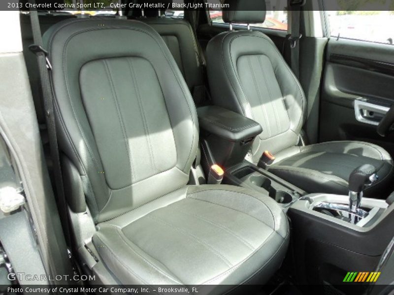 Cyber Gray Metallic / Black/Light Titanium 2013 Chevrolet Captiva Sport LTZ