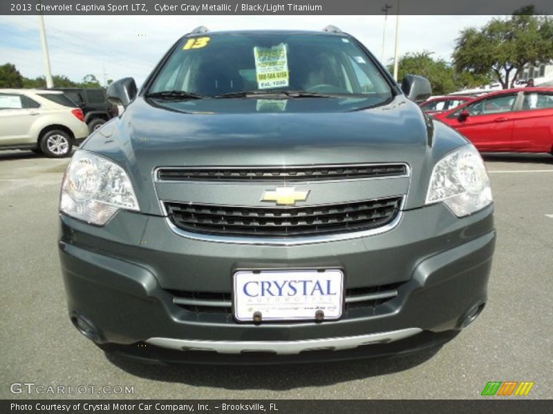 Cyber Gray Metallic / Black/Light Titanium 2013 Chevrolet Captiva Sport LTZ