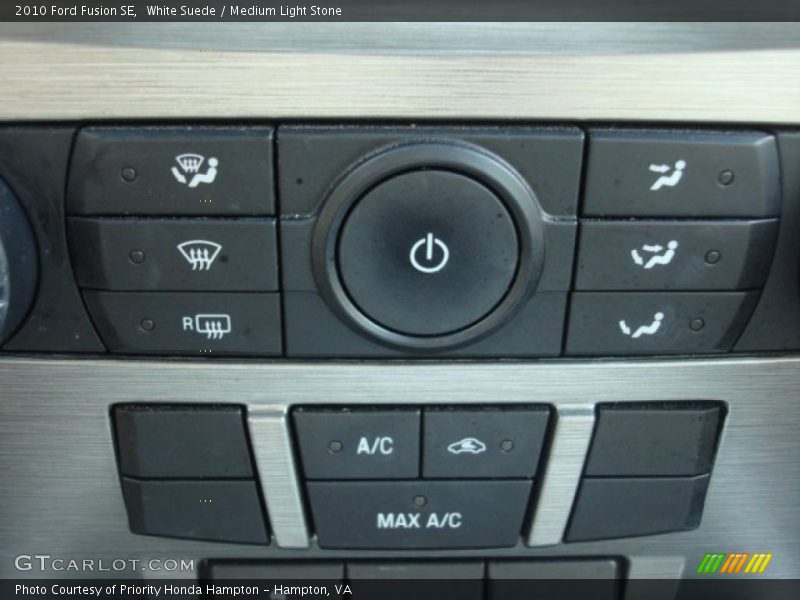 White Suede / Medium Light Stone 2010 Ford Fusion SE