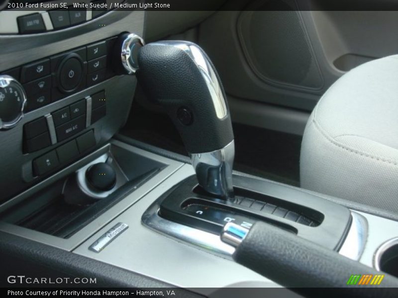 White Suede / Medium Light Stone 2010 Ford Fusion SE