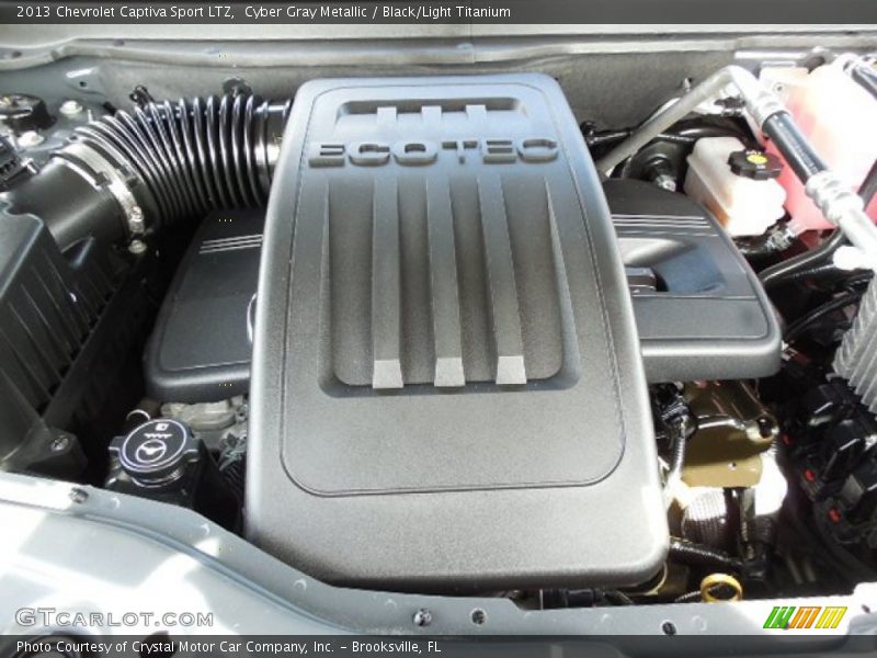 Cyber Gray Metallic / Black/Light Titanium 2013 Chevrolet Captiva Sport LTZ