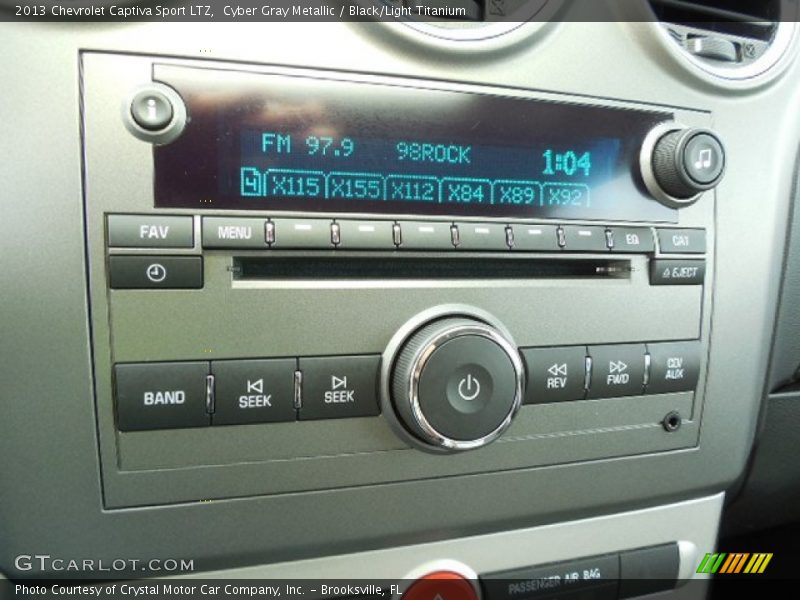 Cyber Gray Metallic / Black/Light Titanium 2013 Chevrolet Captiva Sport LTZ