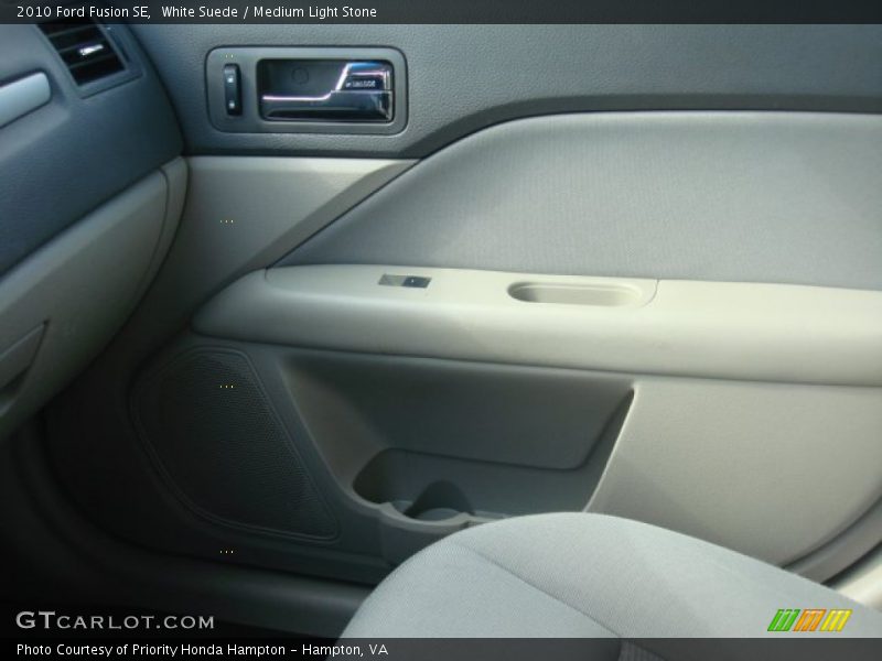 White Suede / Medium Light Stone 2010 Ford Fusion SE