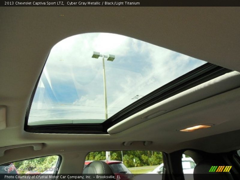 Cyber Gray Metallic / Black/Light Titanium 2013 Chevrolet Captiva Sport LTZ