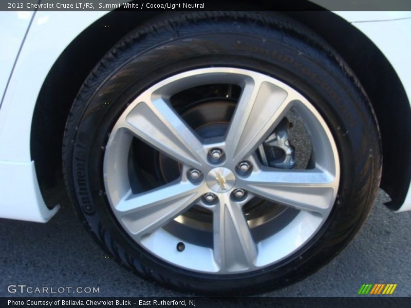 Summit White / Cocoa/Light Neutral 2013 Chevrolet Cruze LT/RS