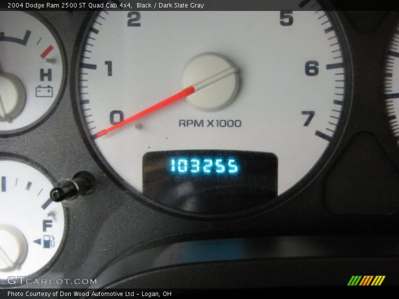 Black / Dark Slate Gray 2004 Dodge Ram 2500 ST Quad Cab 4x4