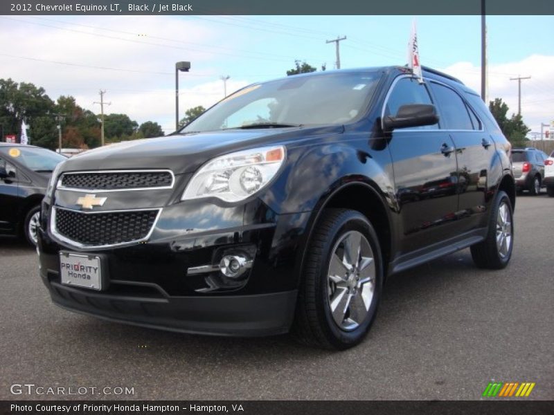 Black / Jet Black 2012 Chevrolet Equinox LT