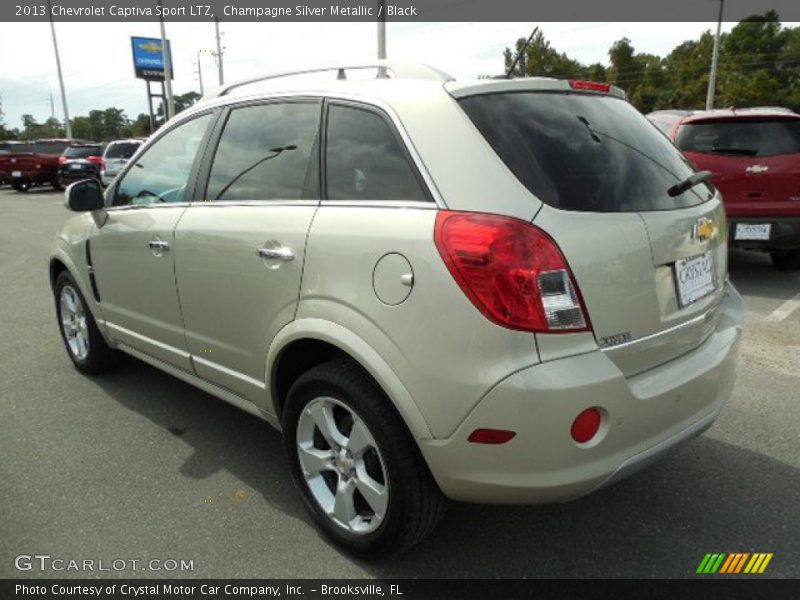 Champagne Silver Metallic / Black 2013 Chevrolet Captiva Sport LTZ