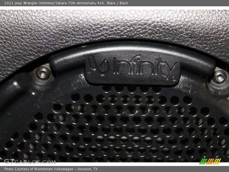 Audio System of 2011 Wrangler Unlimited Sahara 70th Anniversary 4x4