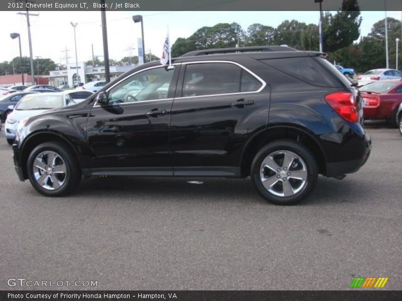 Black / Jet Black 2012 Chevrolet Equinox LT
