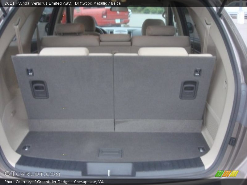 Driftwood Metallic / Beige 2011 Hyundai Veracruz Limited AWD
