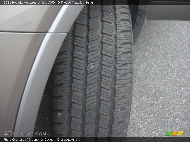 Driftwood Metallic / Beige 2011 Hyundai Veracruz Limited AWD
