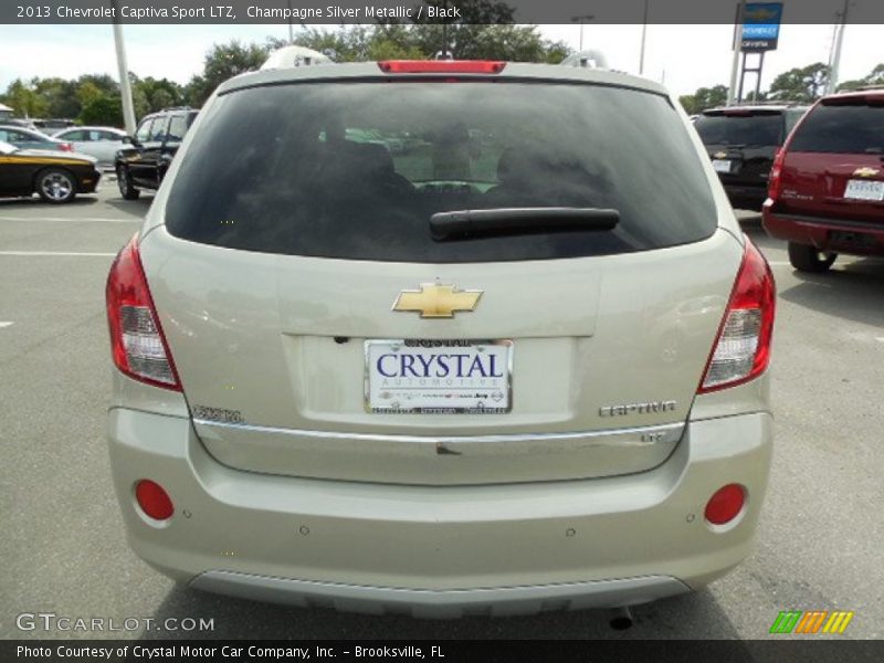 Champagne Silver Metallic / Black 2013 Chevrolet Captiva Sport LTZ