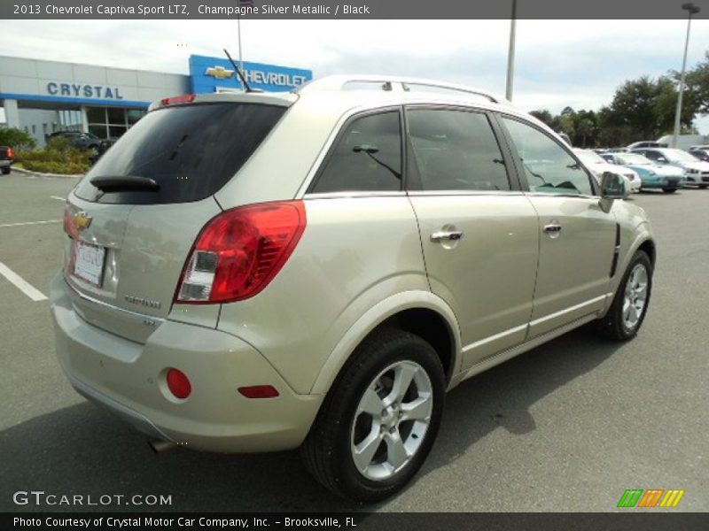 Champagne Silver Metallic / Black 2013 Chevrolet Captiva Sport LTZ